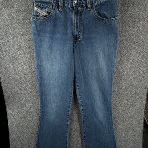Diesel Industries Jeans Blue Denim Italy Cotton Boot Cut Flare Adult ACTL 27x31